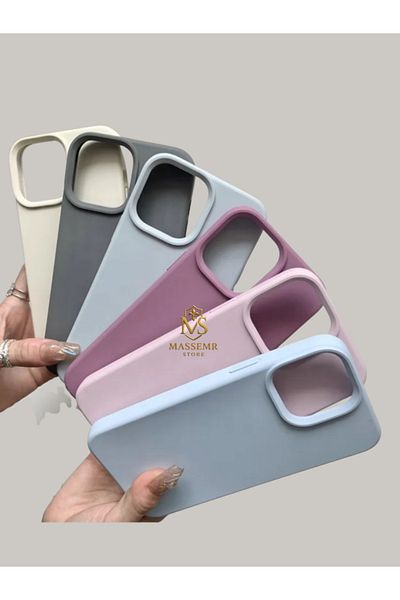 Massemr iPhone 12/12 Pro Compatible Nano Velvet Inside Shock Absorbing Matte Silicone Case - Stylish Protection Cover