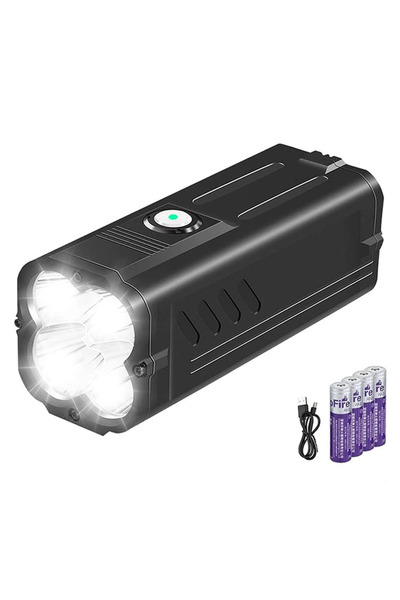 Supfire Lanterna LED Superfire M20, 6000lm, 362M, incarcare USB-C, 72W, acumu...