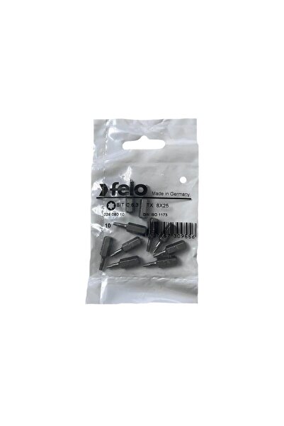 FELO Set 10 biti Felo, seria Industrial profil Torx, C6.3, TX8, 25mm