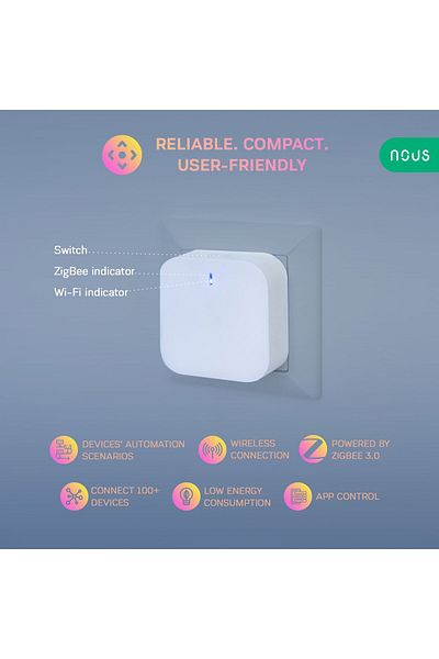 Nous Smart Hub Gateway E1, WiFi, ZigBee