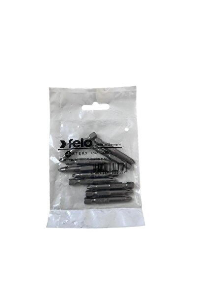 FELO Set of 10 bits Felo, series Industrial profile Pozidrive, E6.3, PZ2, 50mm