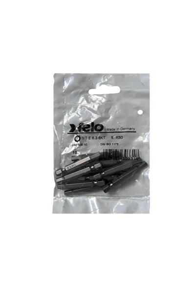 FELO Set 10 biti Felo, seria Industrial profil HEX, E6.3, HX5.0, 50mm
