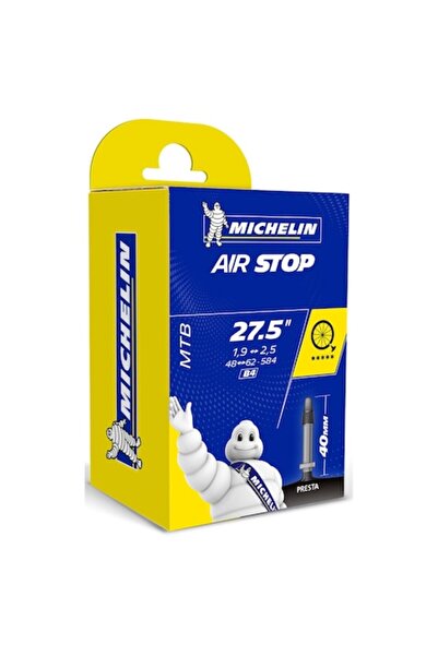 Michelin Camera roata MTB Tube Air Stop, valva presta 40mm, dimensiune 27, 5X...