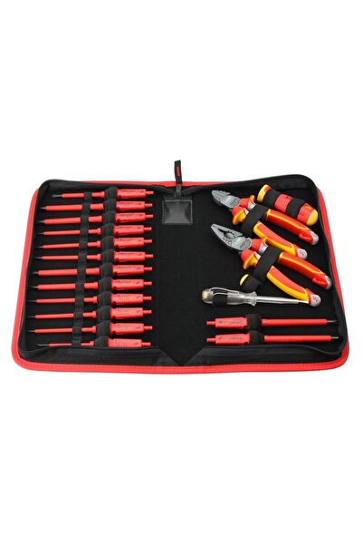 FELO Trusa de surubelnite izolate VDE, E-SMART Zip-Bag, 19 piese