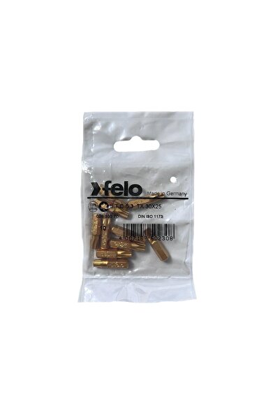 FELO Set 10 biti Felo, seria TiN Plus profil Torx, C6.3, TX30, 25mm