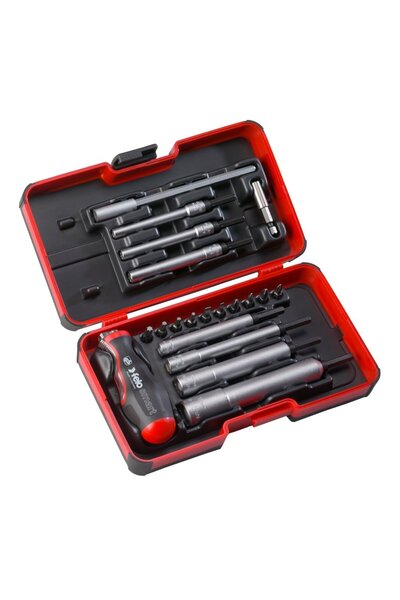 FELO SMART Engineer M-TEC compact set, 1/4", 20 pieces