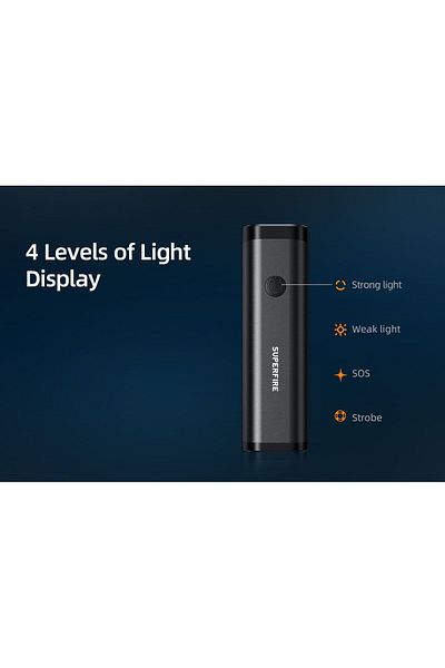 Supfire LED bicycle flashlight BL11, 120m, 400Lm, 2000 mAh battery, USB