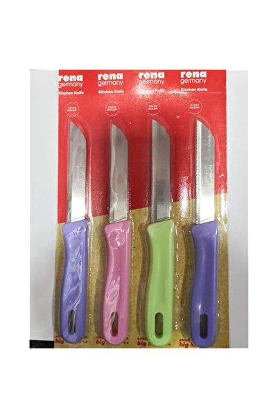 Generic مجموعة سكاكين مطبخ رينا، 4 قطع