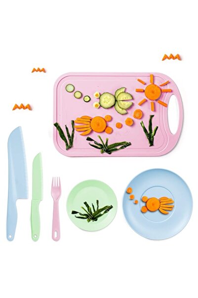 Generic مجموعة سكاكين آمنة للأطفال من TJ POP، مجموعة سكاكين للأطفال مكونة من ...