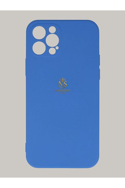 Massemr iPhone 12 Pro Max Compatible Nano Velvet Lined Matte Silicone Case – Shock Absorbing Soft Protection