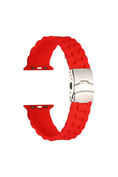 sickossi Watch Ultra 49mm Band Krd-72 Compatible Strap Strap Scks- Red