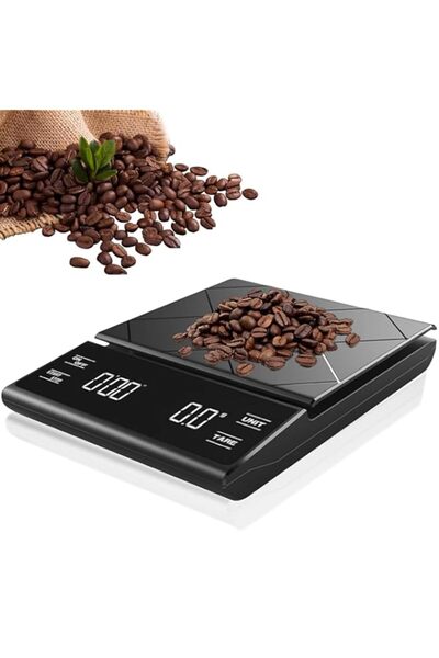 Generic ميزان قهوة رقمي AnnuoYi، ميزان قهوة إلكتروني مؤقت، ميزان إسبرسو عالي ...