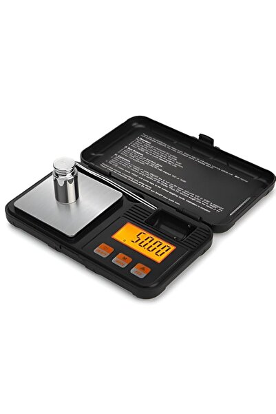 Generic ميزان رقمي من يورتي، 200 جرام × 0.01 جرام مع حجم جيب، وزن معايرة 50 ج...