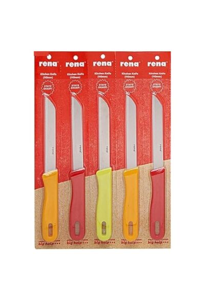 Generic rena germany Stainless Steel Kitchen Knife Set, Serrated Knife Set, M...