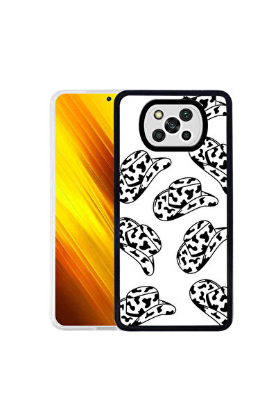 sickossi حافظة Poco X3 SCKS M-Fit غطاء منقوش - خط رقم 5