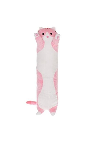 Landtoys Plush Toy, Cat, Pink and White, 70cm