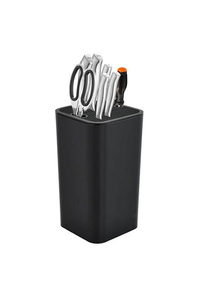Generic Culinavog Knife Holder Without Knives, Universal Kitchen Knife Block with Scissors Slot, Space-Savi