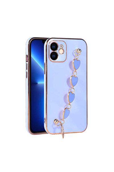 Scikossi حافظة SCKS My Heart المتوافقة مع هاتف iPhone 11 - أرجواني