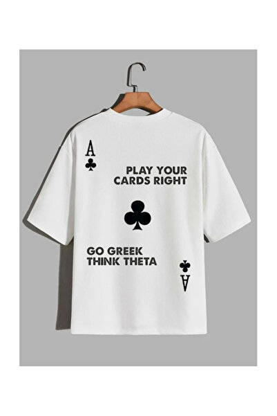 Sebesta Fashion New Season Play Cards Printed Cotton T-Shirt Sebesta Fashion