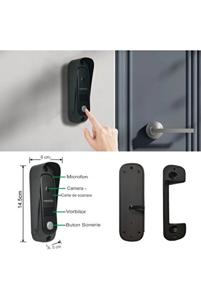 Cristalis Sale Video intercom system with 7-inch screen, CRISTALIS SALE™, Video intercom with 5 access keys