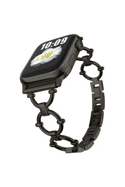 sickossi Watch 7 41mm Compatible Krd-56 Metal Scks Cord-Black