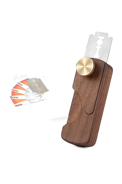 Generic Excefore Magnetic Wooden Bread Lame With 5 Razor Blades - Handcrafted...