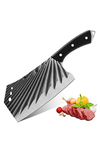 Generic سكين ساطور cuspitum، سكين طاهٍ صيني كامل التانغ، شفرة من الفولاذ عالي...