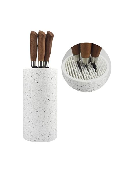Generic Universal Knife Holder, Resin Circular Storage Knife Holder With Wavy...