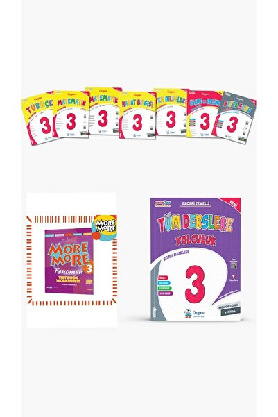 Fenomen Yayıncılık MORE&MORE 3.SINIF TESTBOOOK+ÜÇGEN YAYINLARI 3.SINIF TAM SE...