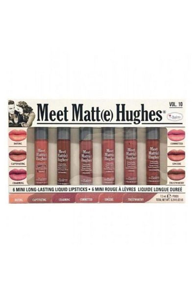 the balm The Balm Meet Matte Hughes Mini Liquid Lipstick Kit 10th Edition