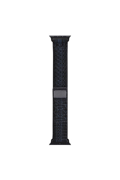 sickossi Watch 7 41mm Compatible Krd-91 Mesh Cord Strap Strap Scks- Black