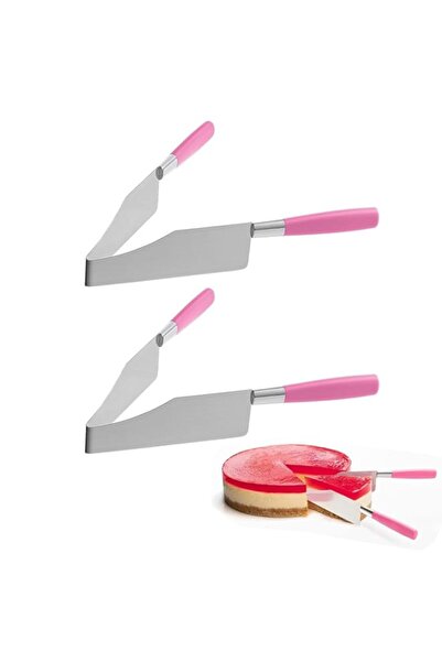 Generic 2 Pieces Cake Slicer and Cutter Stainless Steel Cake Server Slicer Pi...