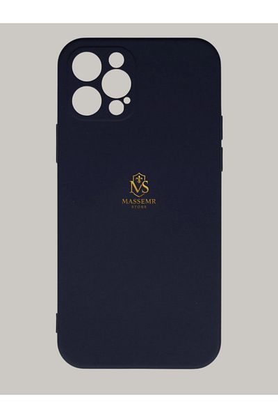 Massemr iPhone 12 Pro Max Compatible Nano Velvet Lined Matte Silicone Case – Shock Absorbing Soft Protection