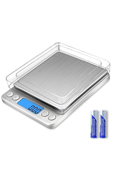 Generic ميزان نابلسن جرام صغير، دقة 3000 جرام × 0.1 جرام، ميزان مطبخ رقمي متي...