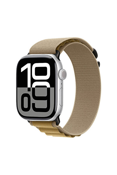 sickossi ساعة 10 مقاس 46 ملم متوافقة مع حبل SCKS KRD-74 - أسود - كاكي