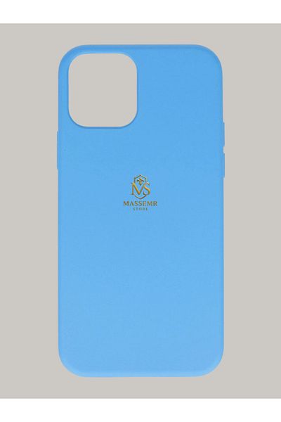 Massemr iPhone 12 Mini Compatible Nano Velvet Inner Lined Matte Silicone Case – Shock Absorbing Stylish Protection