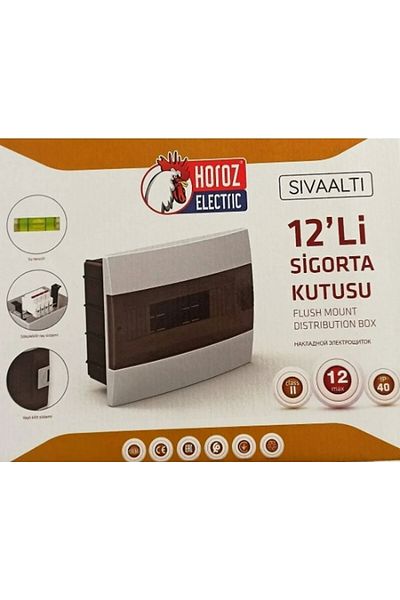 CPU ELEKTRONİK Horoz 12 Li Recessed Fuse Box
