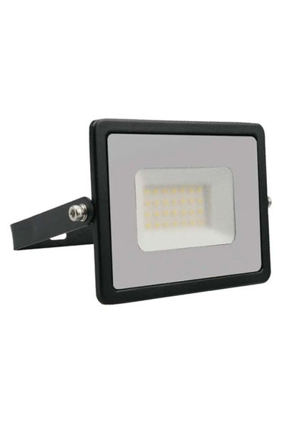 KlaussTech 30W IP65 LED Floodlight, 4000K, Black