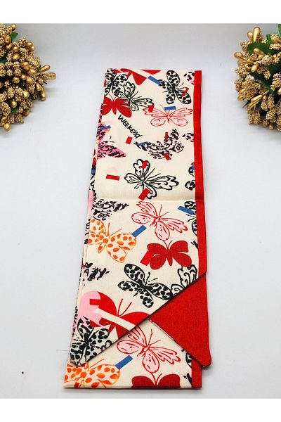 İnDerin Very Stylish Hair Scarf Multi-Purpose Wrist - Bag Waist Tie