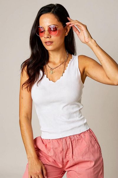 sole stories Women's Ladder Collar Thick Strap Summer Knitwear Blouse