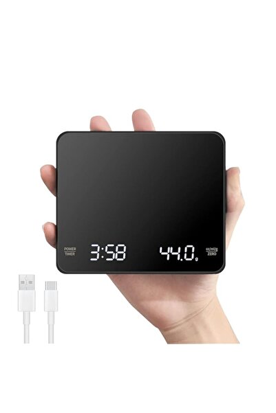 Generic ميزان قهوة رقمي صغير من OBEST مزود بمؤقت، قياس دقيق من 0.1 جرام إلى 3...