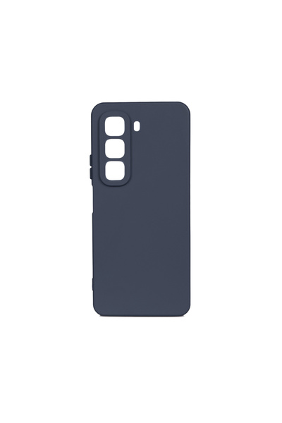 sickossi Infinix Hot 50 4g Case Scks Piping Silicone - Navy Blue