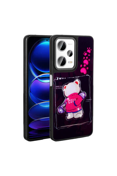 sickossi حافظة Redmi Note 12 Pro Plus 5G غطاء سيليكون SCKS Amas مع أشكال أيقو...