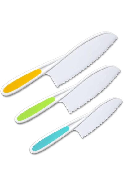 Generic 3 Piece Set Of Children’S Cooking Tools-Firm Grip, Jagged Edges And S...
