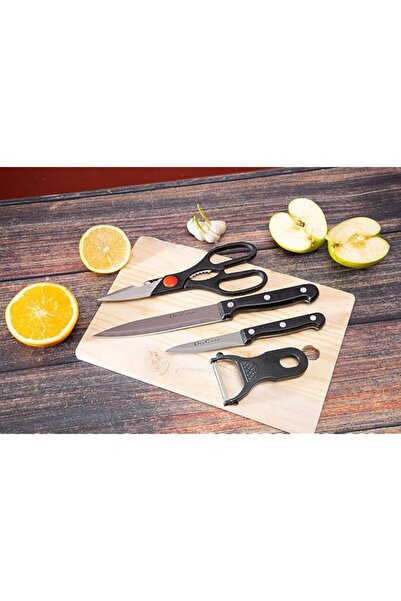Generic Delcasa Dc1013 5 Pcs Kitchen Knife Set With Cutting Board Complete Se...