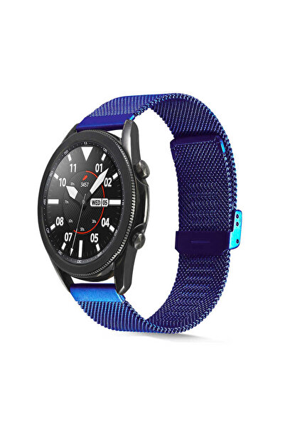 sickossi Galaxy Watch 46mm Compatible Krd-45 22mm Metal Scks Band-Blue
