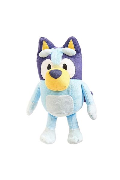 bluey Set: Friends Plush Toy, 28 cm, Multicolor + Stress Ball with Slime, 5 cm, Blue