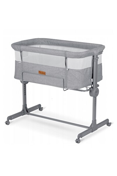 NUKIDO NK-243 Crib with Sliding Side - Gray