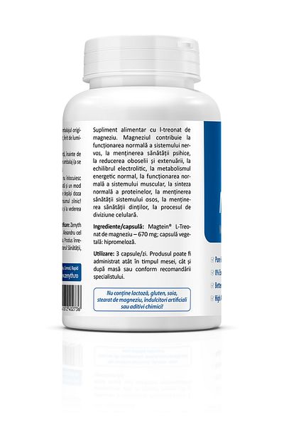 ZENYTH Magneziu Treonat Magtein, 90 capsule