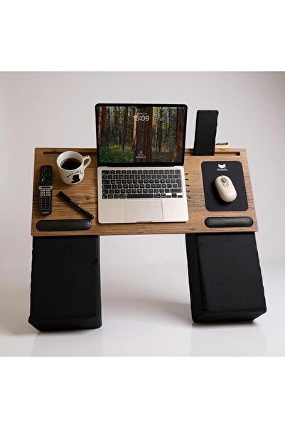 Axolotl Throne Minderli Ekstra Geniş Ergonomik Dizüstü Bilgisayar ve kanepe oyun sehpası